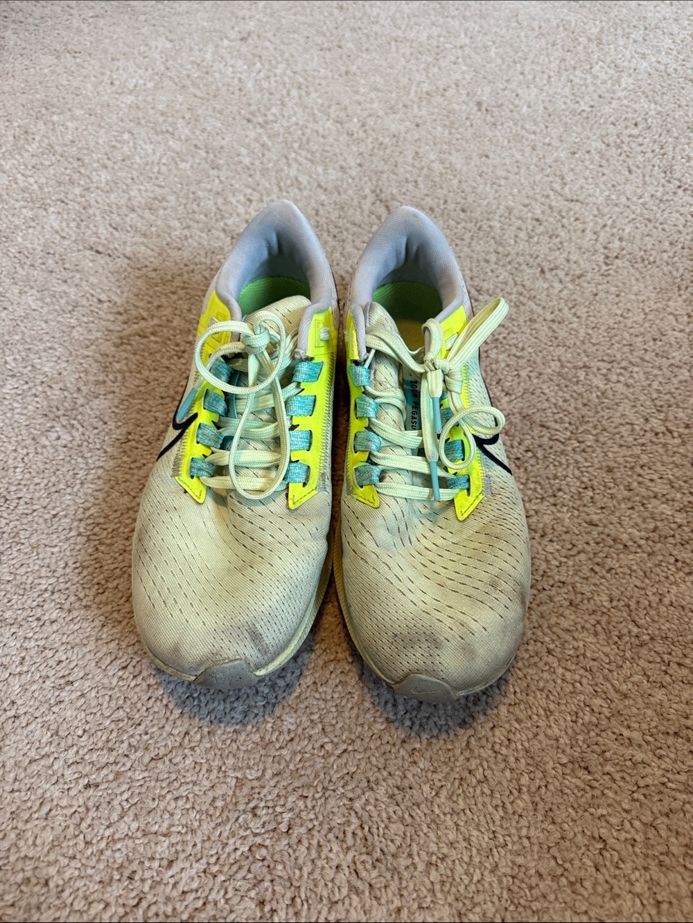 Nike Kids Sneakers in Yellow with Neon Accents